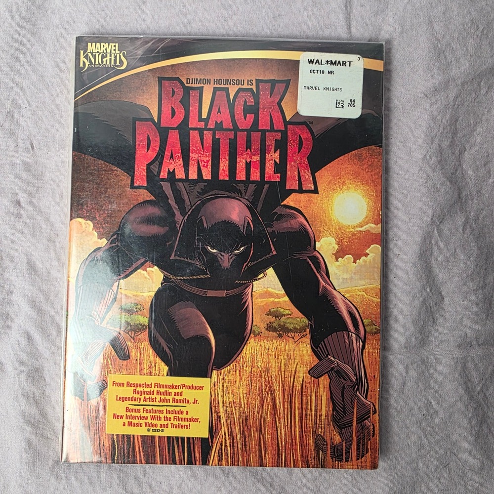 NEW Marvel Knights Black Panther DVD Djimon Hounsou Animated Series Wakanda NWT